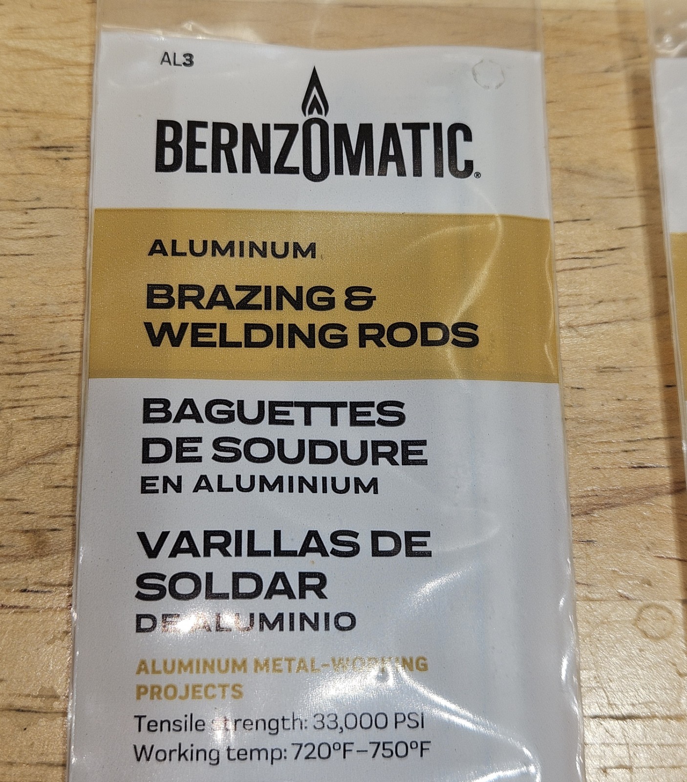 Bernzomatic AL3 Aluminum Brazing/Welding Rods with 12-Inch Rods – 6pc NEW