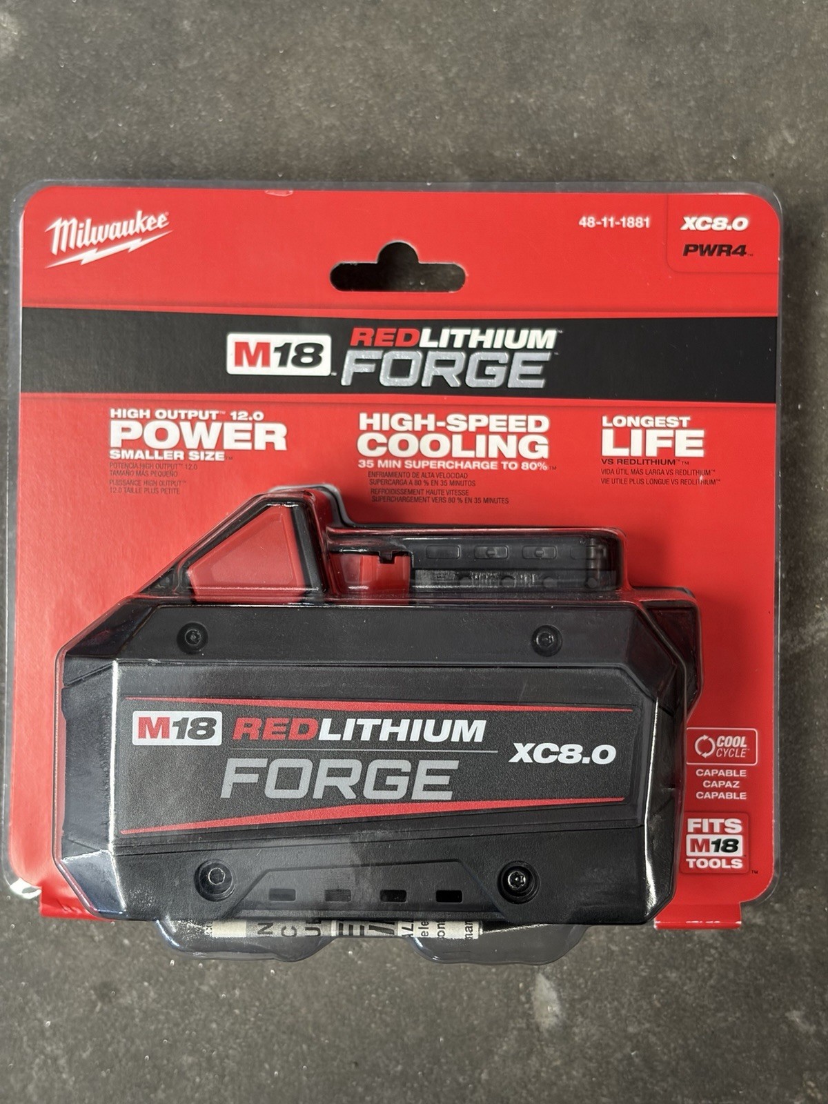 Milwaukee 2807-20 M18 FUEL 18V Hole Hawg 1/2” Right Angle Drill w/ XC8.0 Battery