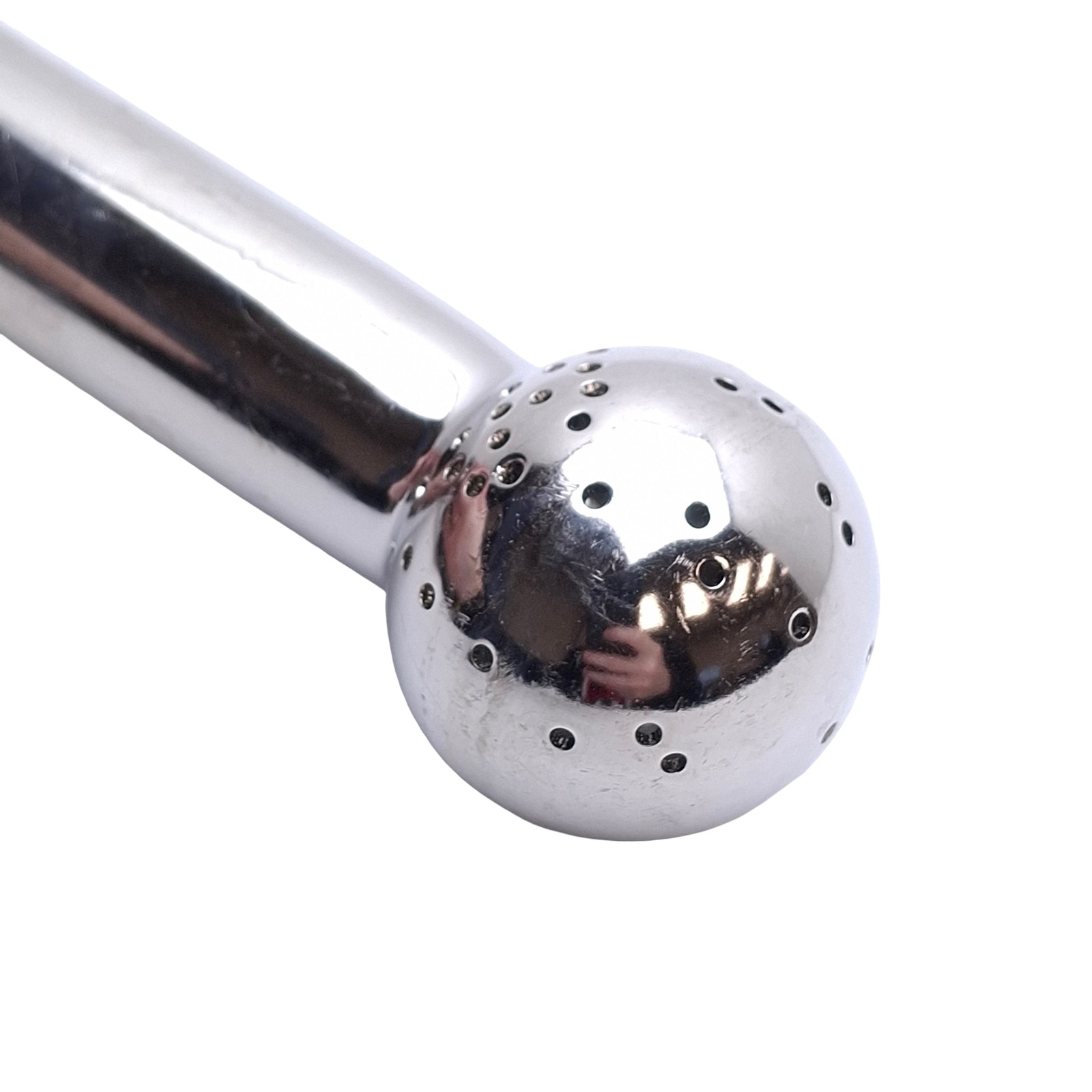 ISS Sanitary Supply Tube With Spray Ball 1/2in Tri-Clamp, 8.12in Internal Length