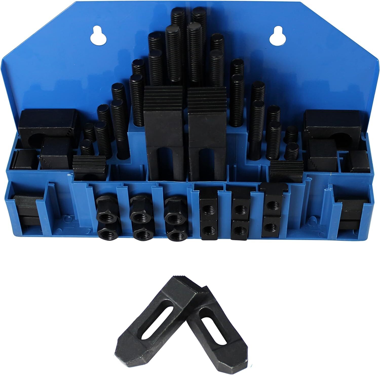 HFS 58pc 5/8″ Slot 1/2″-13 Stud Hold Down Clamp Clamping Set Kit Bridgeport Mill