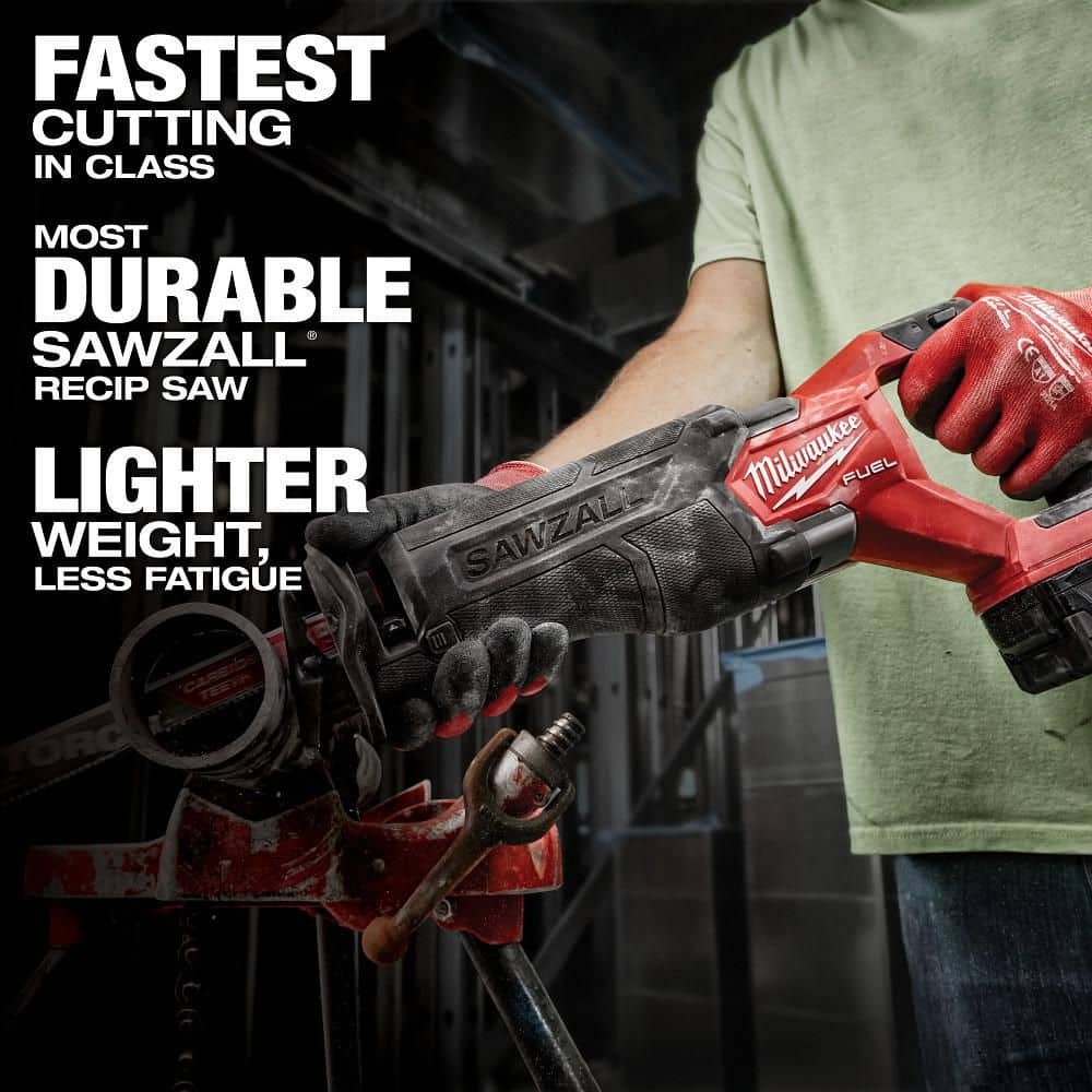 Milwaukee M18 FUEL 18V Lithium-Ion Brushless Cordless Kit w/ 2x 5.0 Ah Batteries