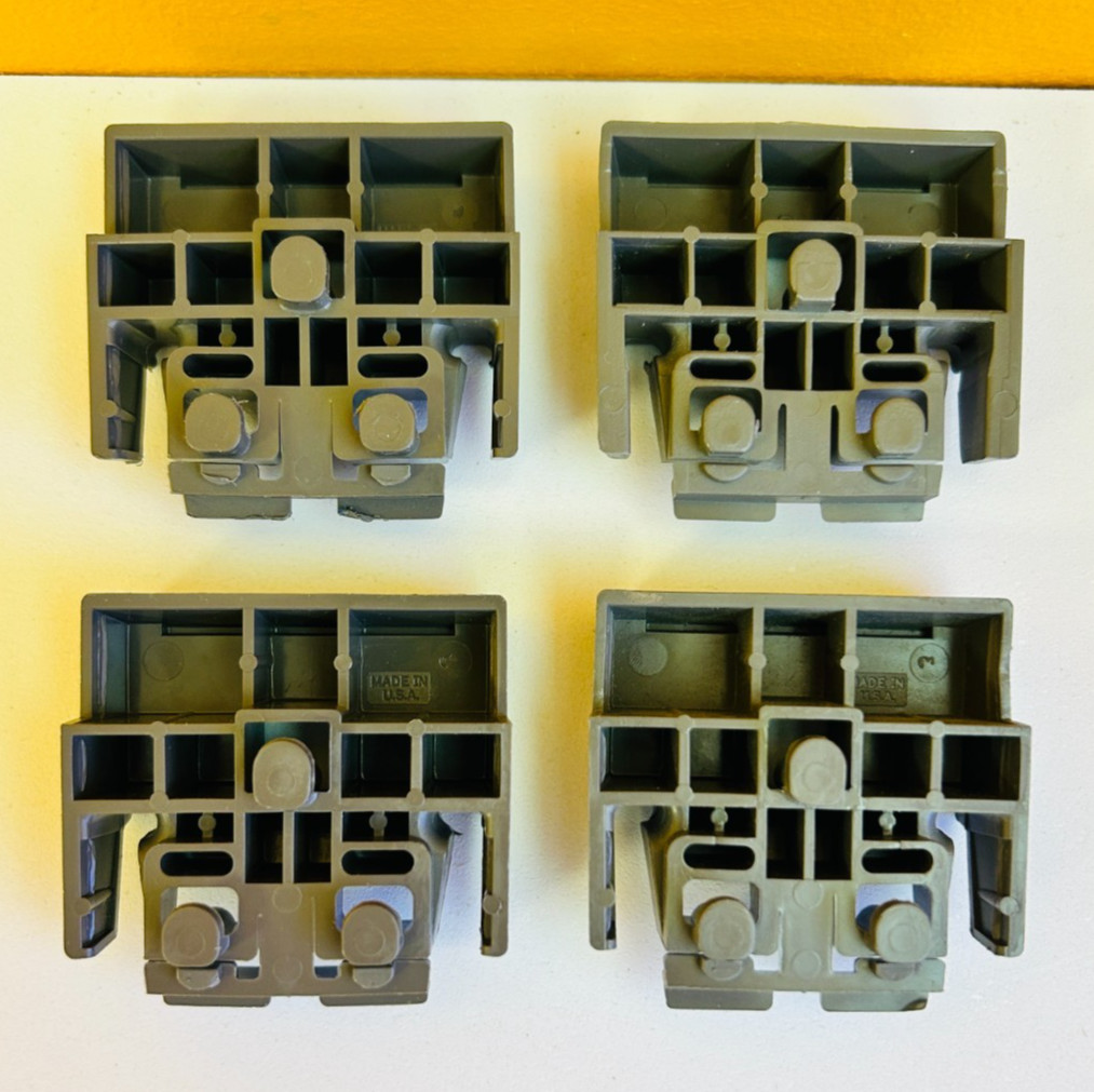 HP Agilent 5041-8801 (Set of 4) Medium Gray, Instrument Foot / Feet Set. Tested!