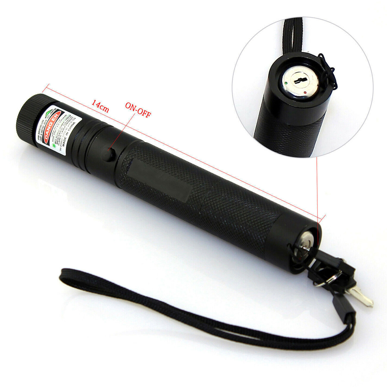 9900Miles 532nm Green Laser Pointer Pen Light Astronomy Beam Rechargeable Lazer