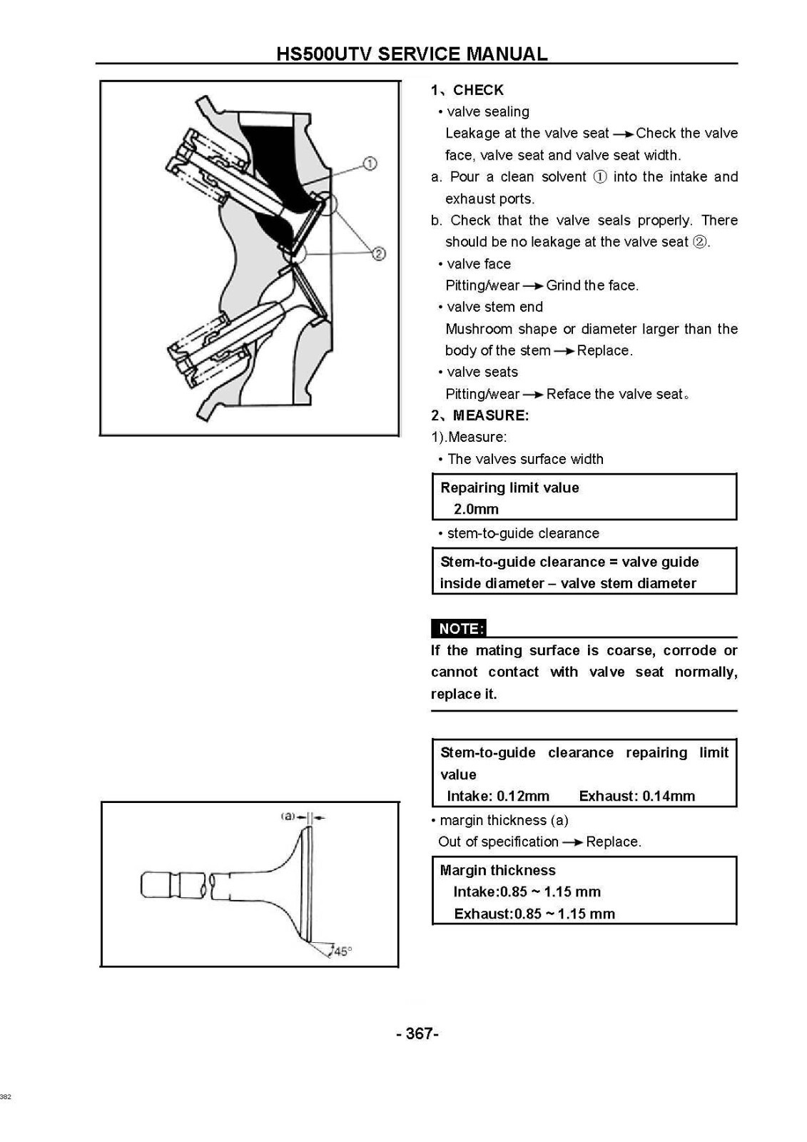 700 600 500 UTV Side by Side Service Repair Manual Fits Hisun HS700 600 500UTV