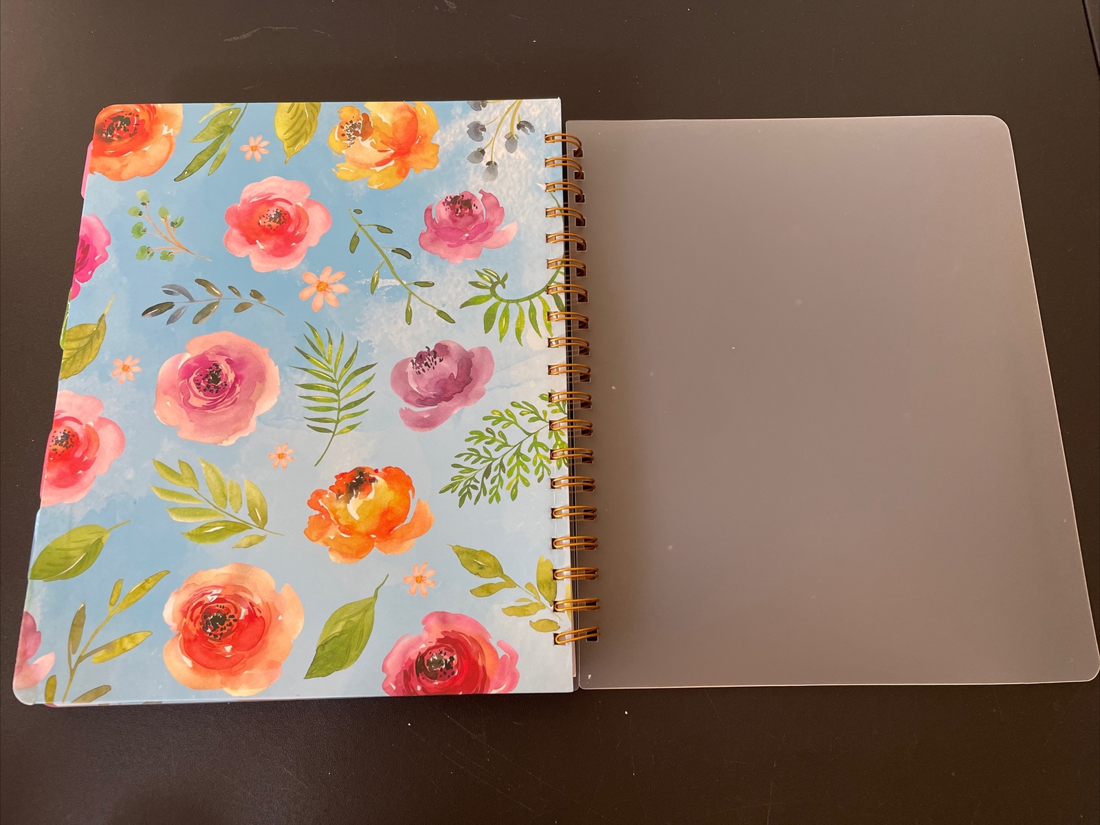 Undated Teacher Planner Daily Weekly Monthly Spiral Bloom Planner 11″×9″