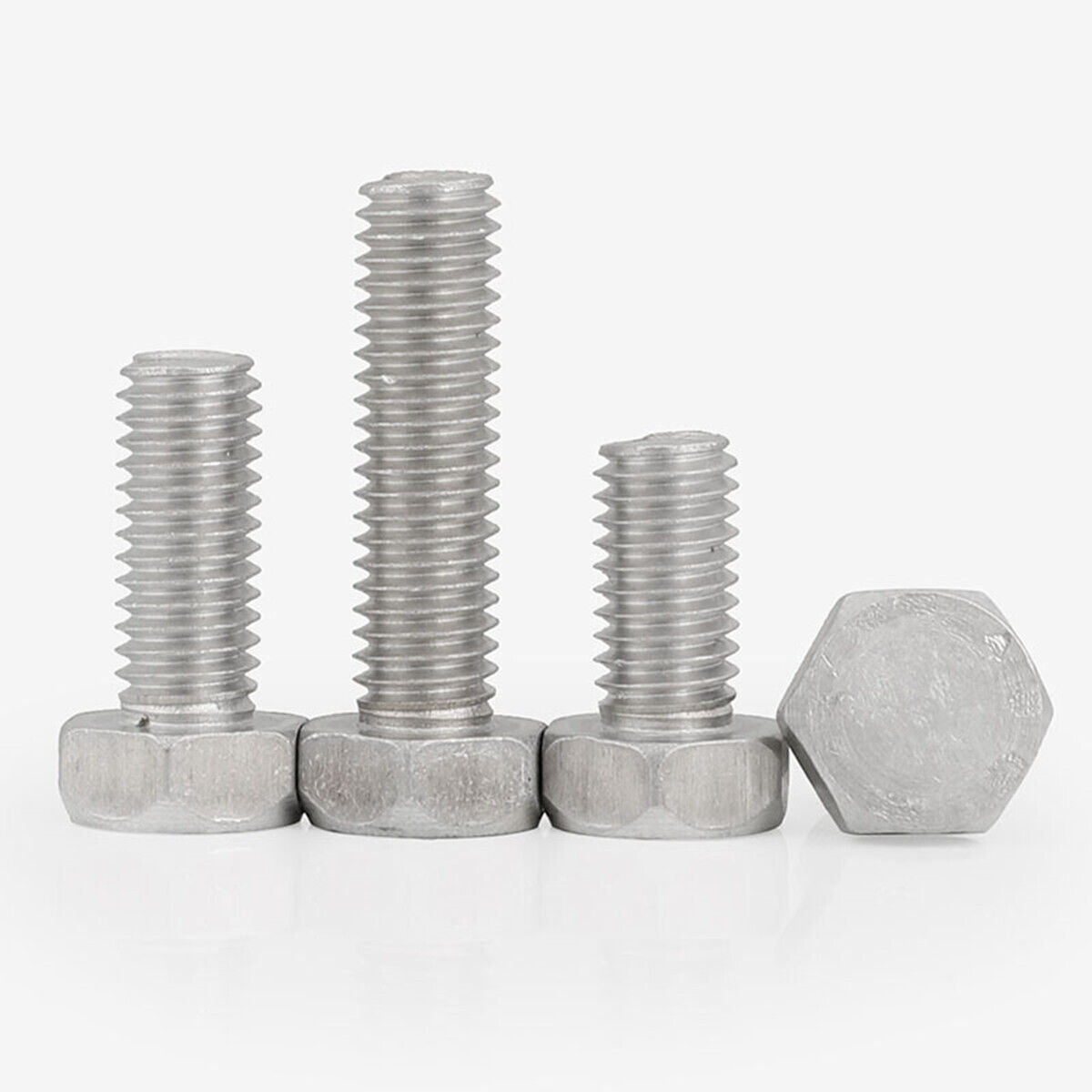 M6 M8 M10 M12 Aluminum Alloy 6063 Hexagon Bolts Hex Head Cap Screws DIN933