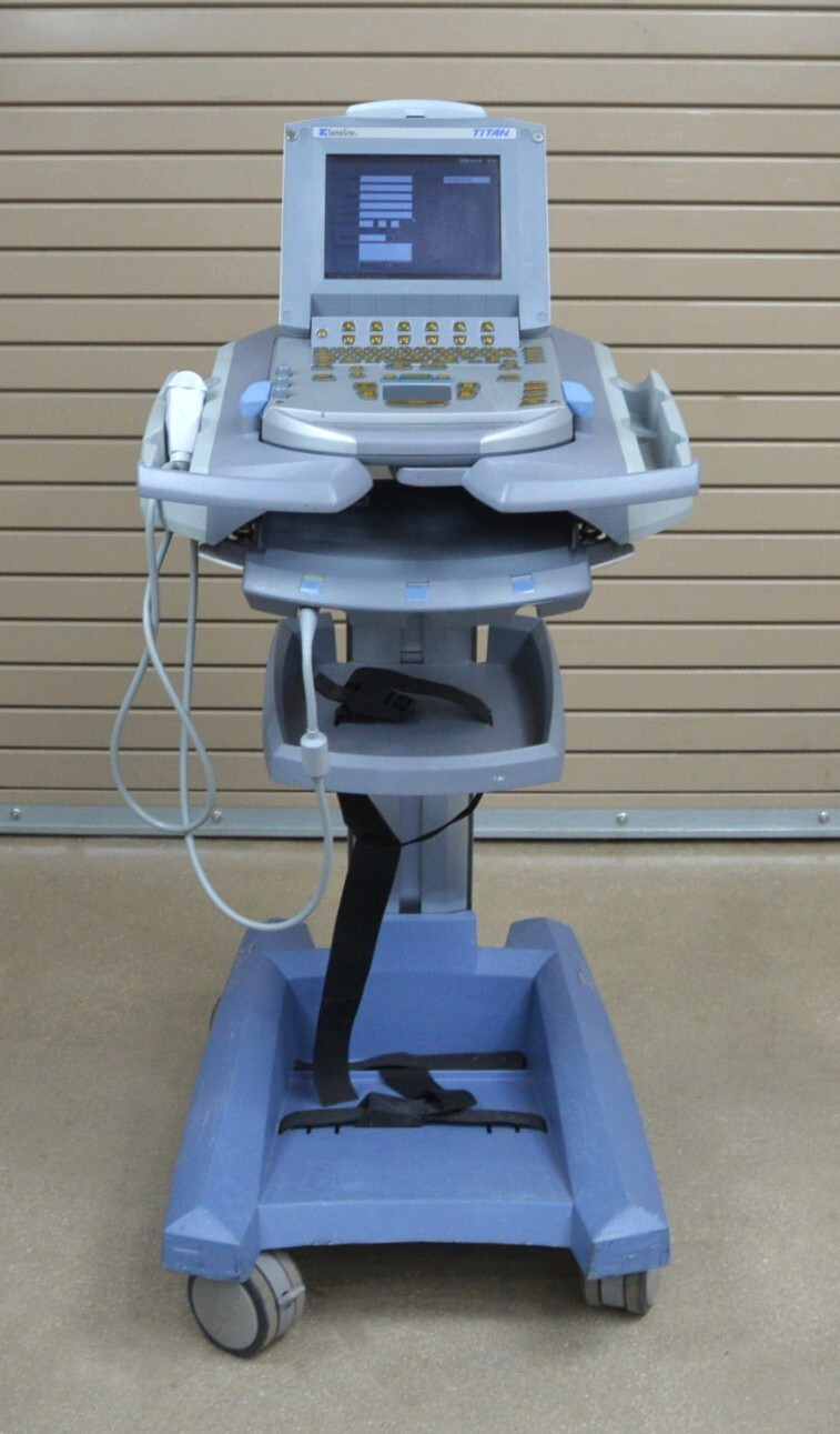SonoSite Titan High-Resolution Imaging System W/ C15/4-2 MHz & Cart