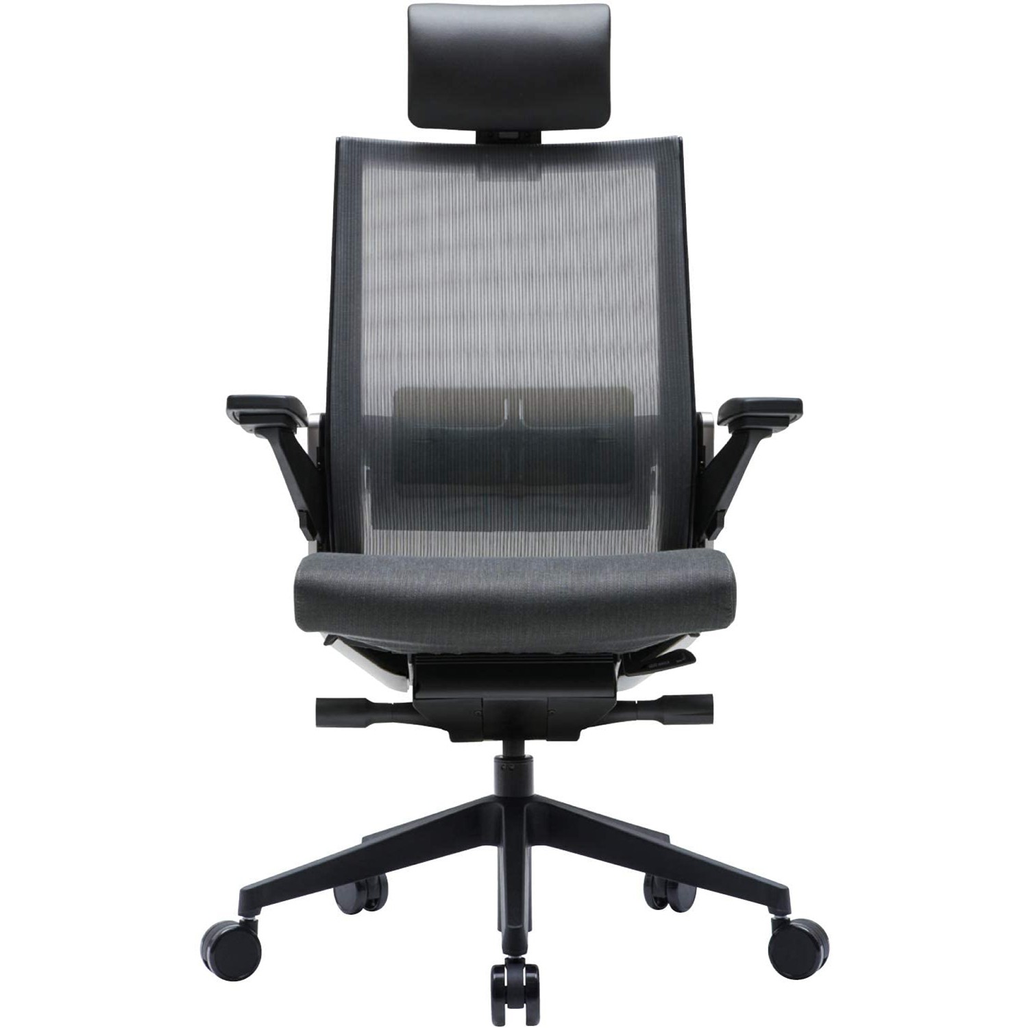 SIDIZ T80 Adjustable Ergonomic Office Desk Chair with Lumbar Support, Dark Grey