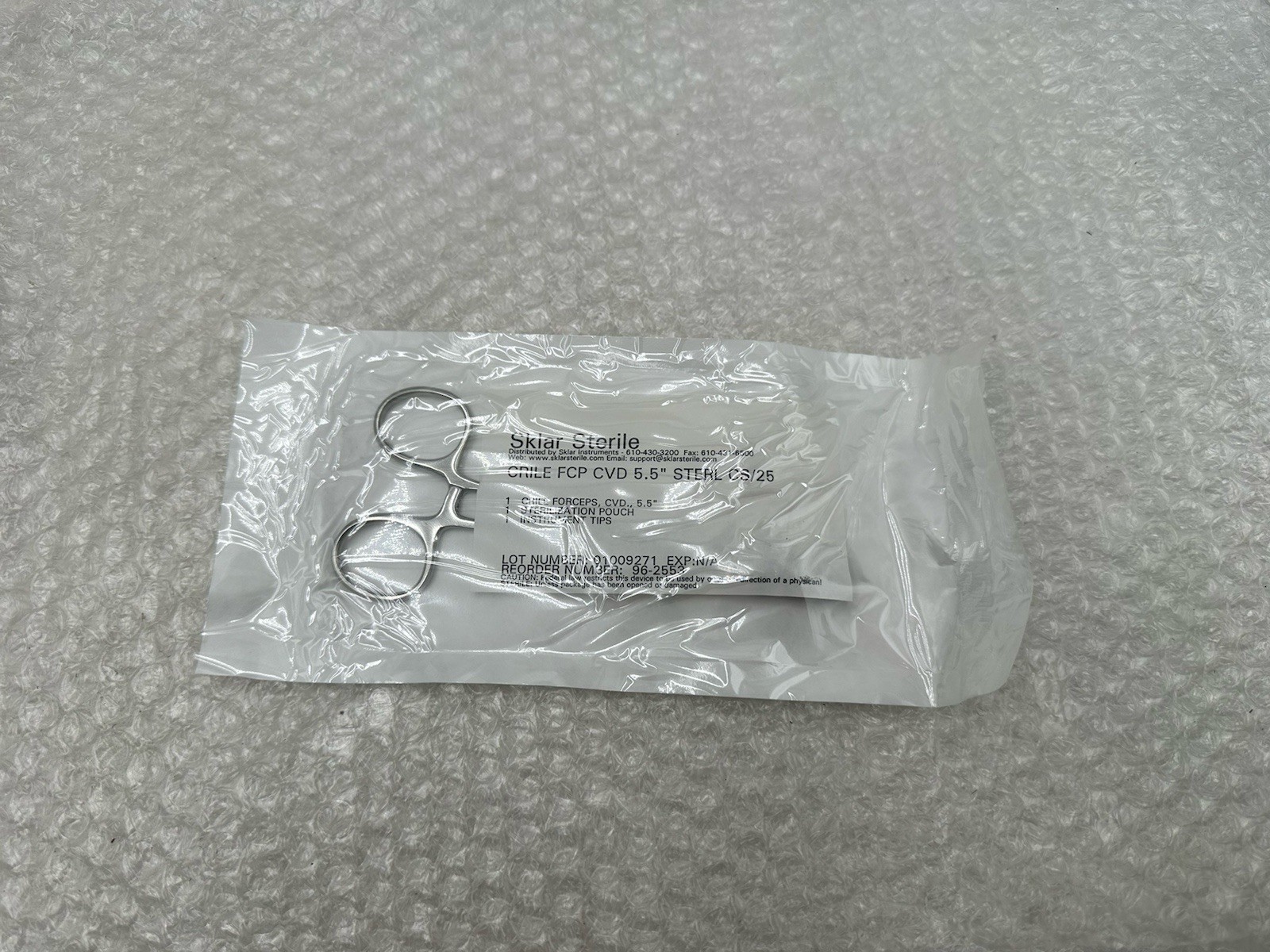 25 Per Case-Sklar Single Use Crile Forceps- 5.5” BRAND NEW (96-2553)
