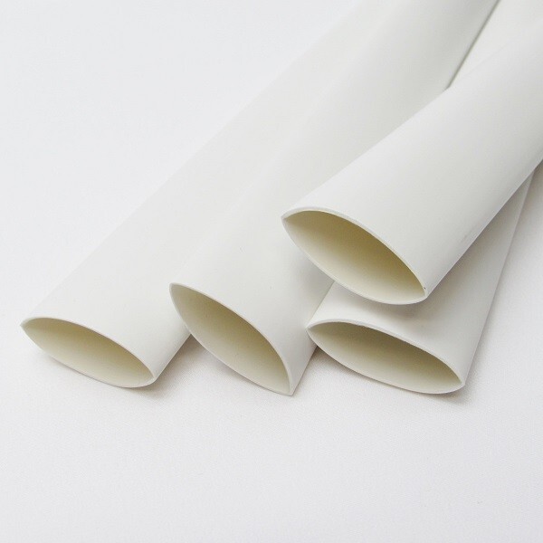(1 FOOT) 1/4″ White Heat Shrink Tube 3:1 Dual Wall Adhesive Glue Marine 6.4mm ID