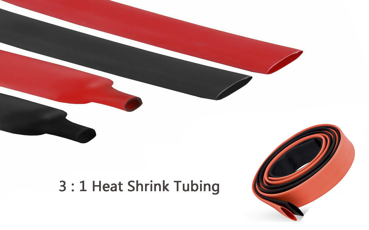 3 : 1 Heat Shrink Tubing with Adhesive Marine Grade Waterproof Wire Wrap 1/4-1
