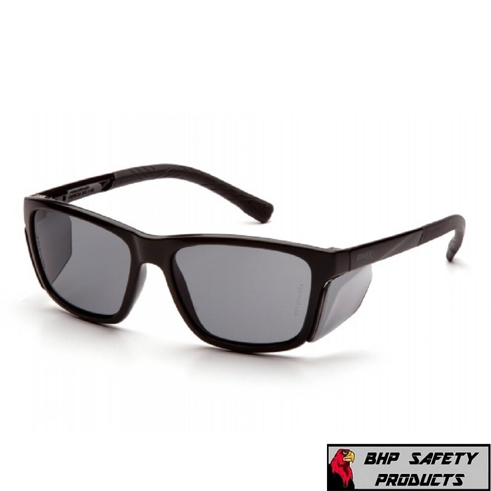 Pyramex Conaire Safety Glasses Black Frame with Integrated Side Shields 1/Pair