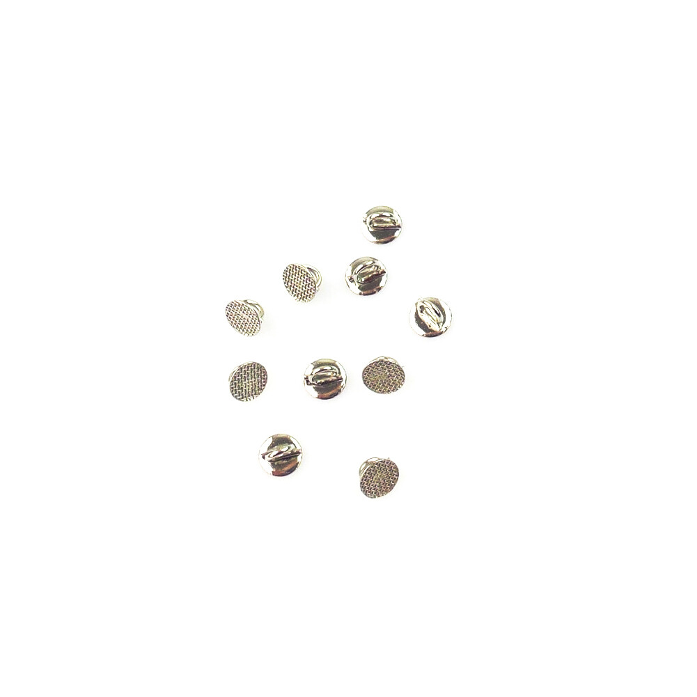 10Pcs/1PACK Dental Orthodontic Lingual Button For Bondable Round Mesh Base