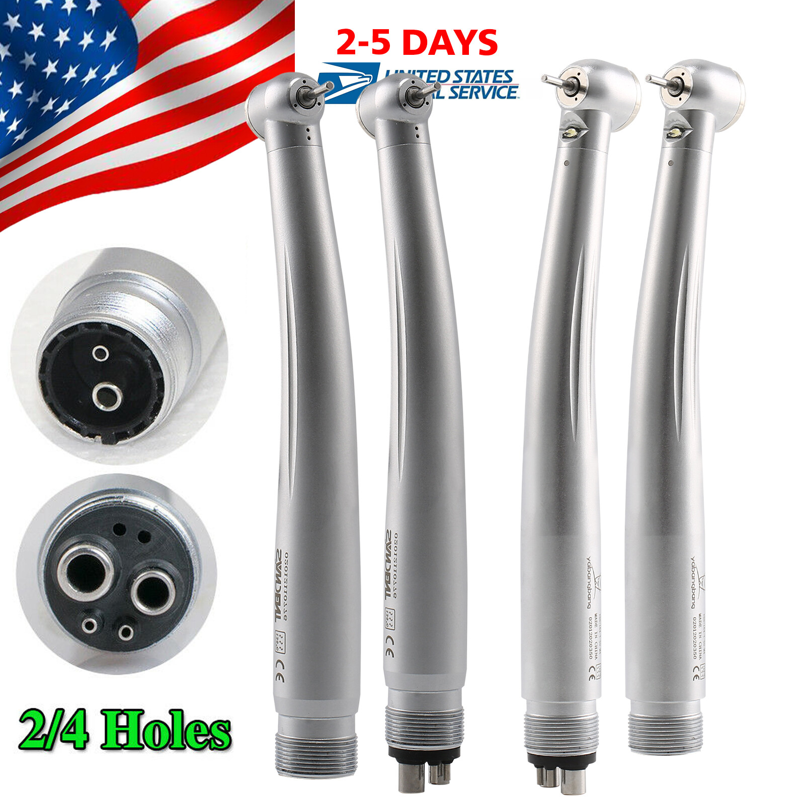 NSK Style Dental (LED Optic E-generator) Handpiece High Speed Turbine Turbina BM