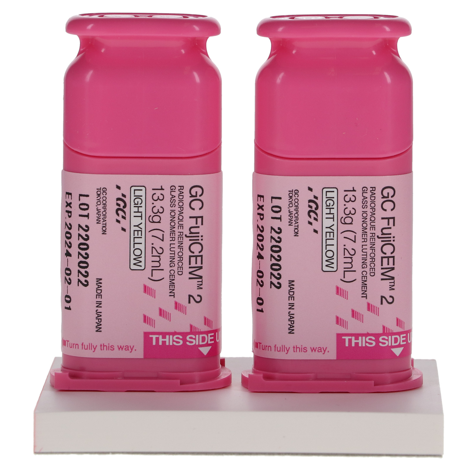 GC 004714 FujiCEM 2 Reinforced GlassIonomer Luting Cement Auto 2/Pk EXP Jan 2027