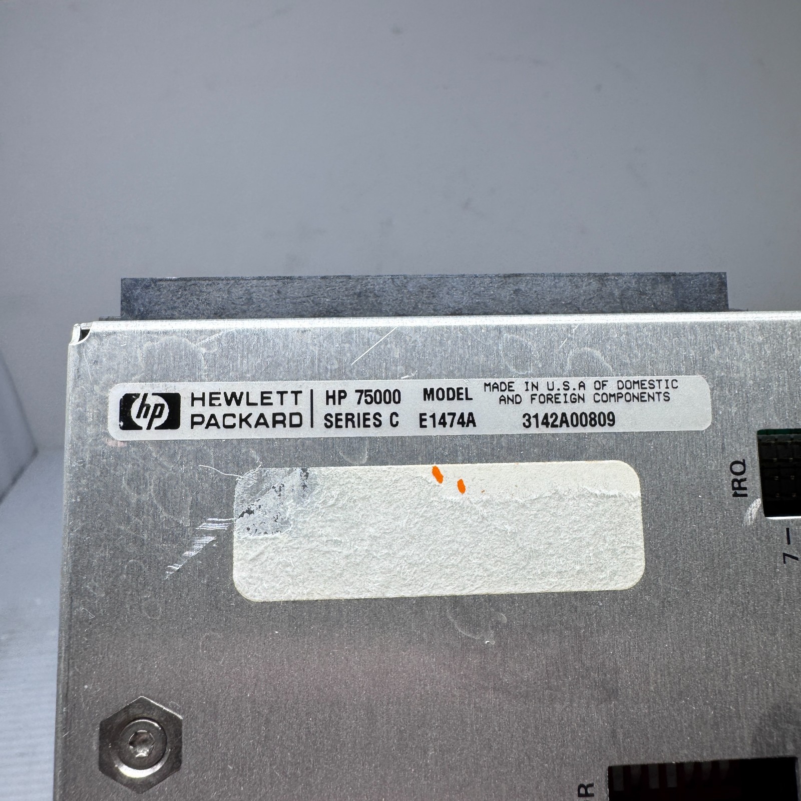 HP / Agilent E1474A 75 Ohm RF Multiplexer VXI Module Series C Six 1×4 Banks