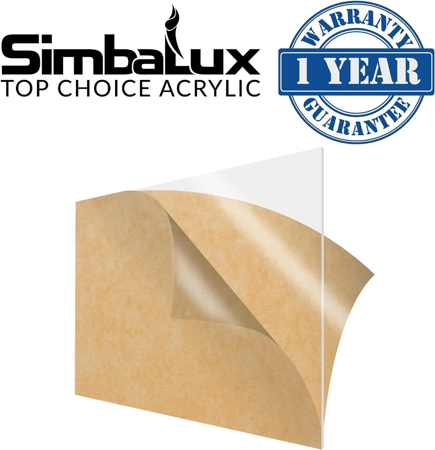Clear Cast Plexiglass 8×10 Acrylic Sheet – High-Clarity, Multipurpose – 5 Pack