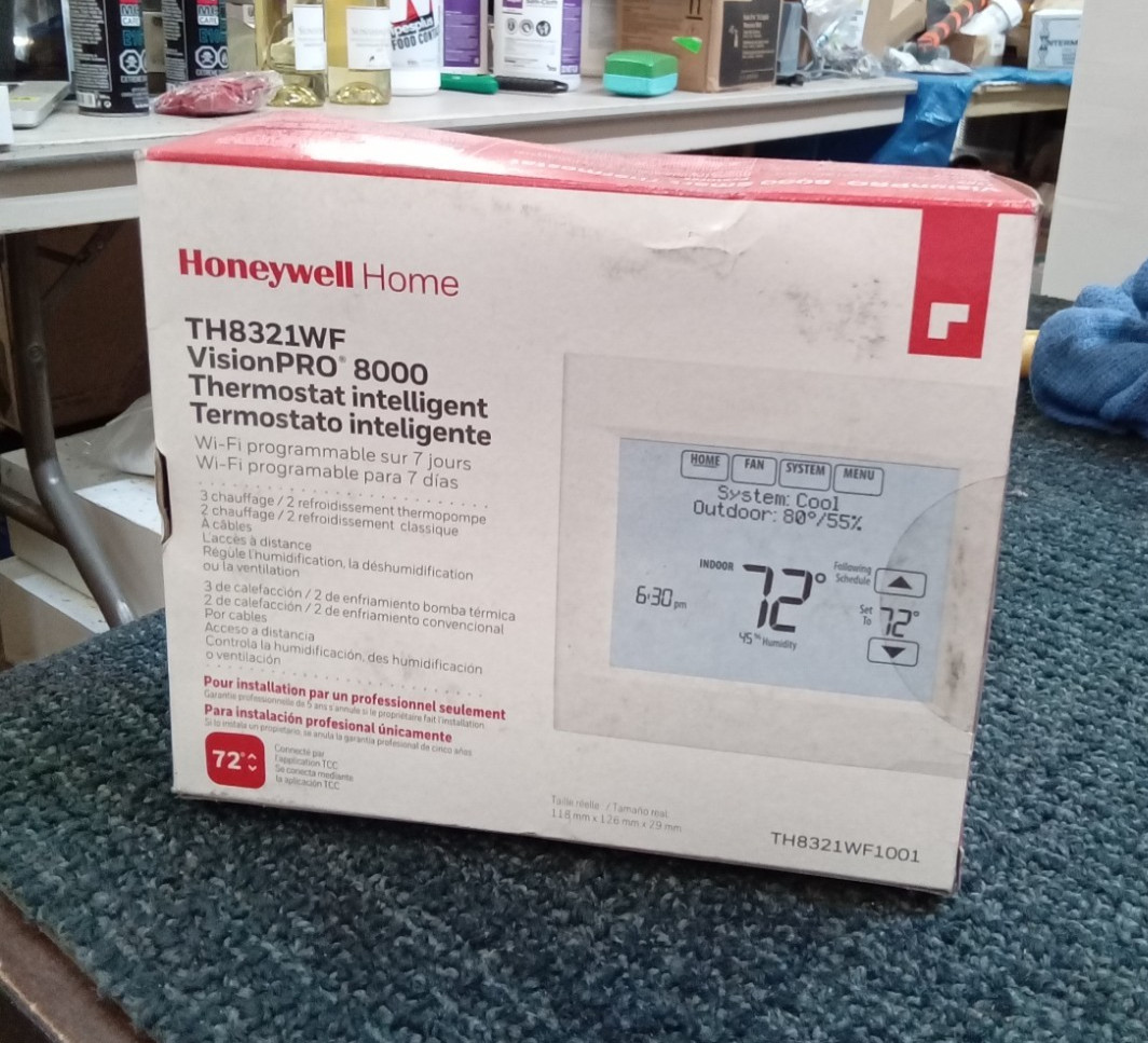 Honeywell Home Vision Pro 8000 Smart Thermostat WiFi 7 Day Programmable New
