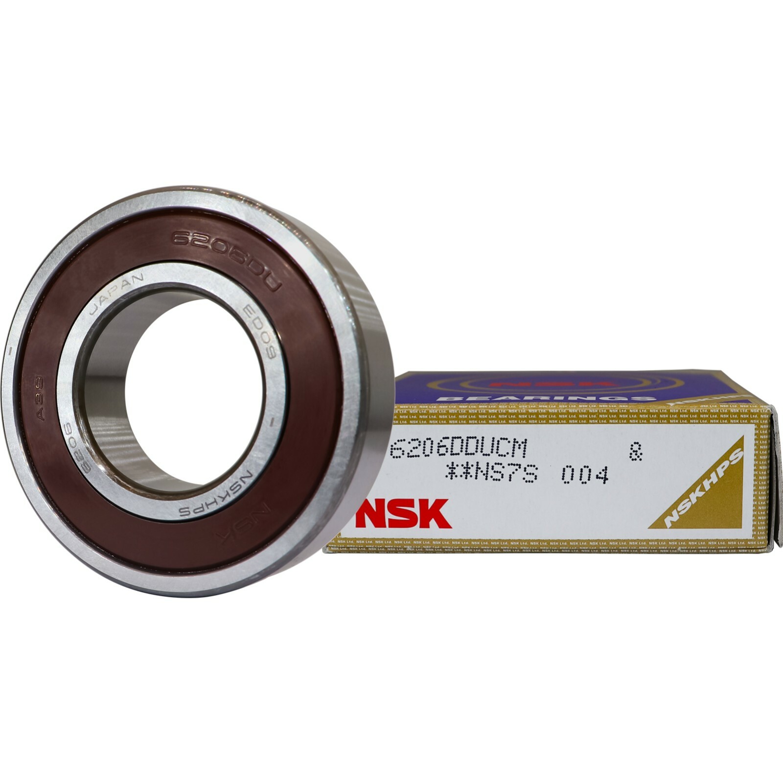 NSK 6206DDUCM 6206-2RS 30X62X16MM Double Rubber Seal Ball Bearings MADE IN JAPAN