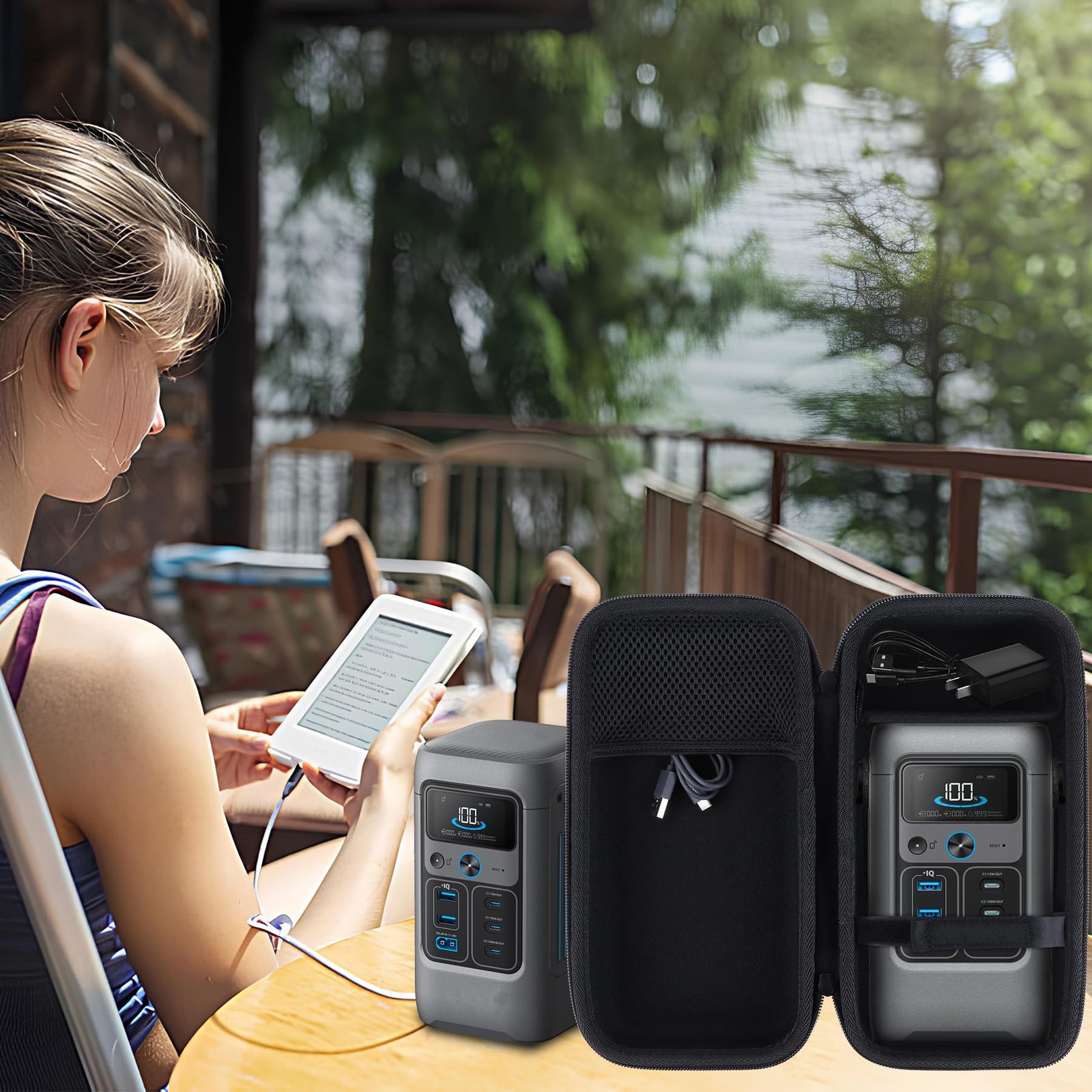 Case Compatible with Anker SOLIX C200 DC Power Bank Station