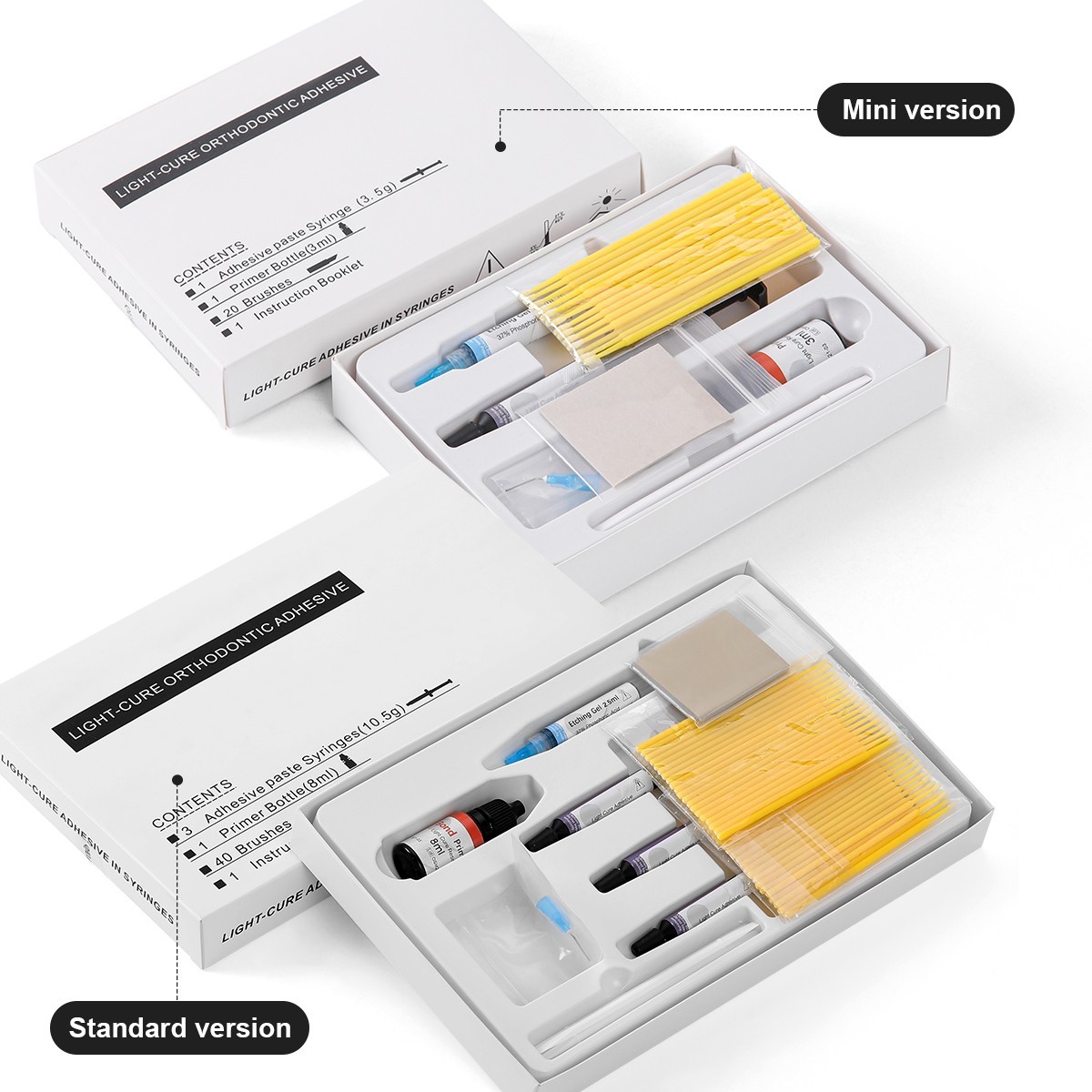 Dental Orthodontic Adhesive Dental Resin Kit Bonding System For ceramic Braces