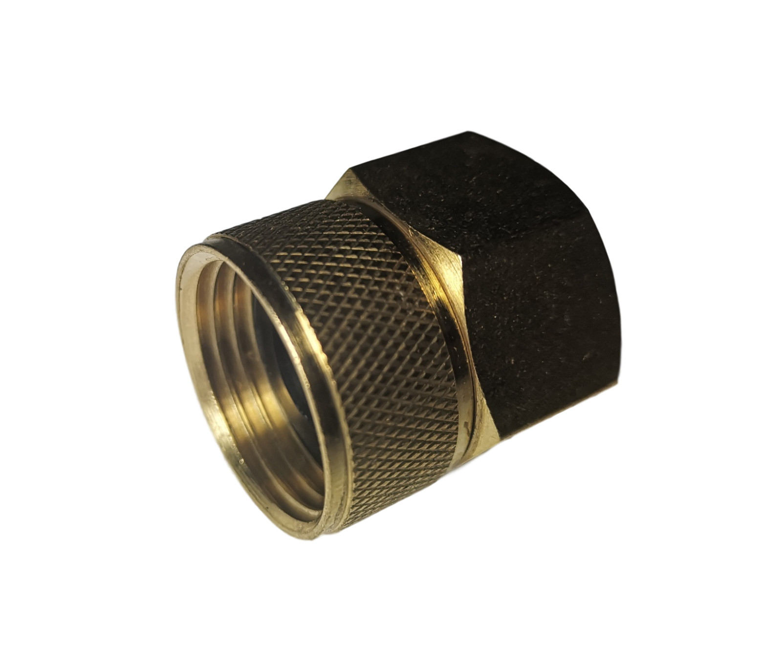 1 PIECE 3/4″ FNPT X 3/4″ FHT GARDEN HOSE THREADED SWIVEL ADAPTER, LEAD FREE