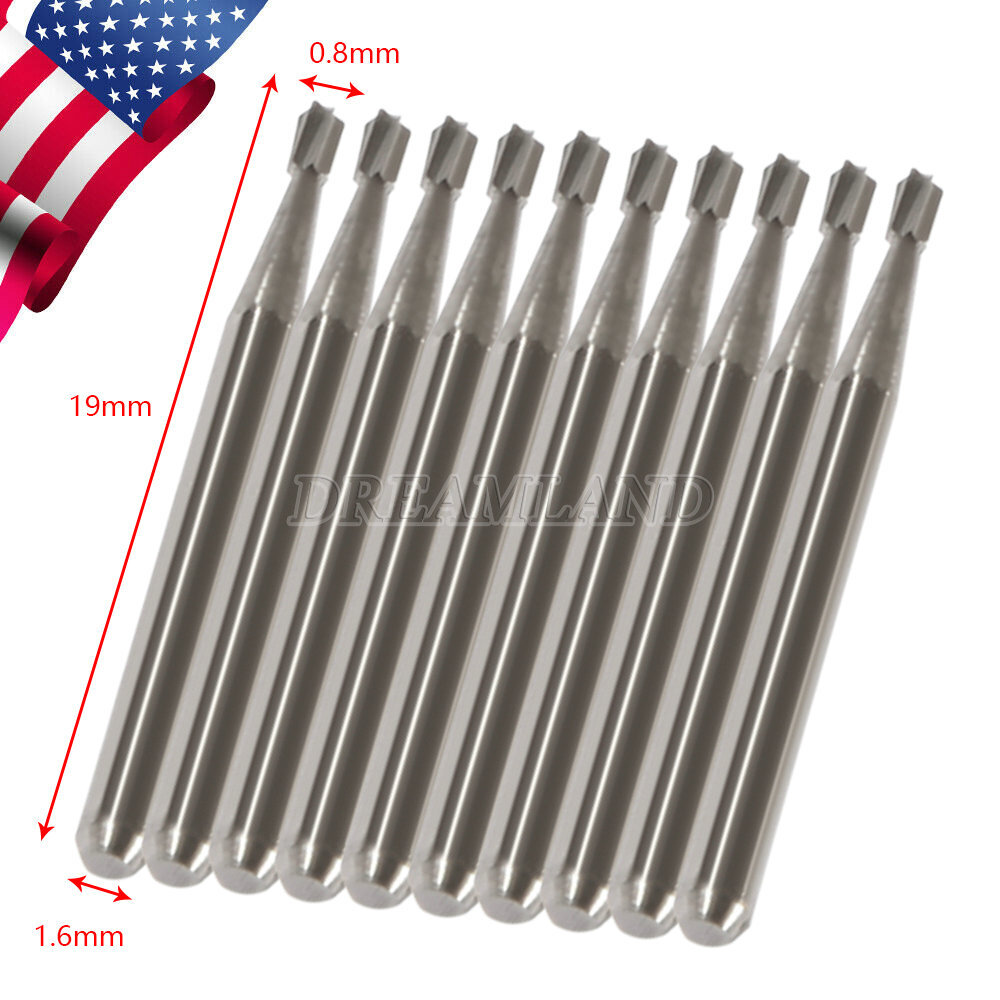 Dental Midwest FG 330 Regular Shank Pear Shaped Carbide Burs 100/Pk