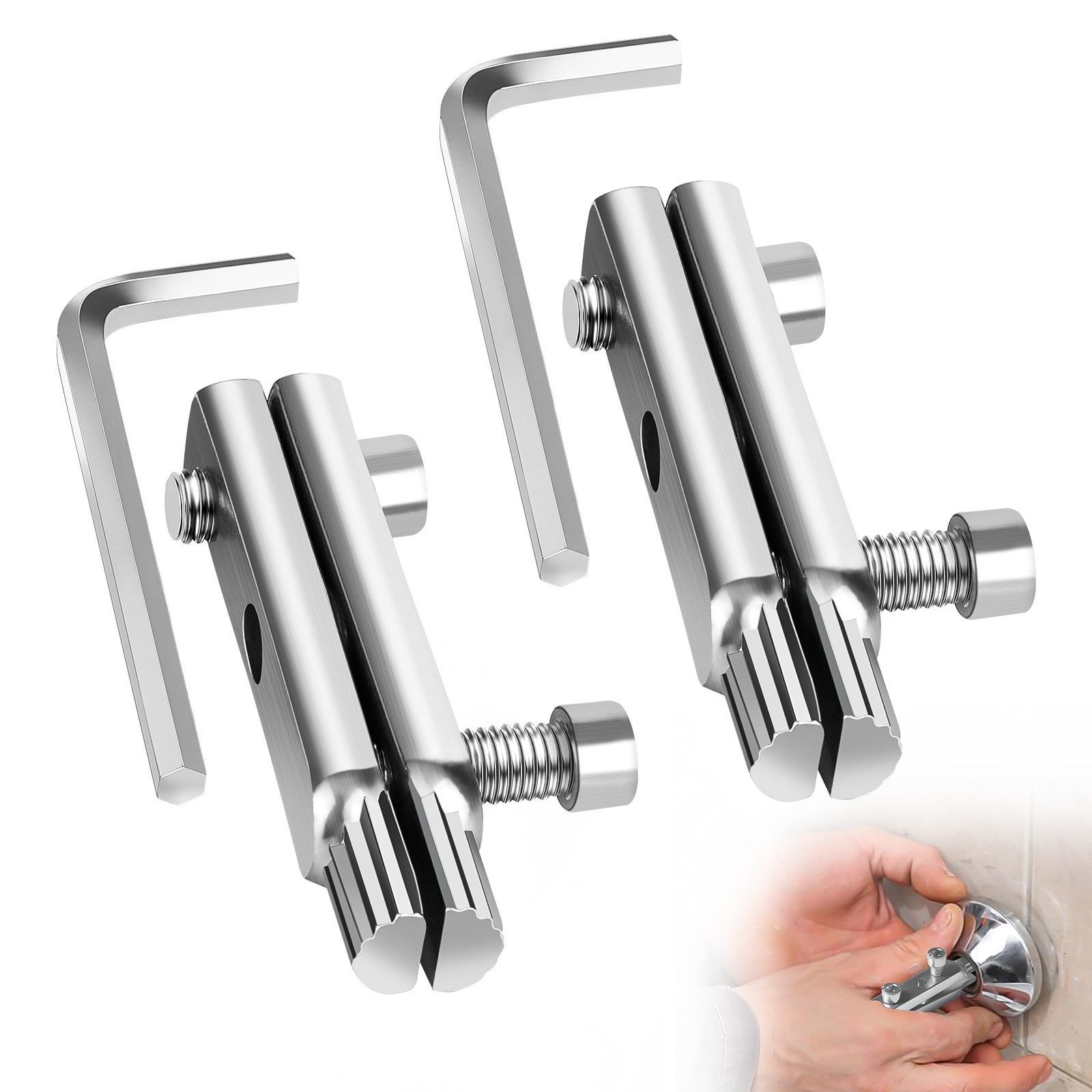 2PCS Broken Pipe Extractor Tool Set 1/2″ 3/4″ Broken Faucet & Screw Remover Kit