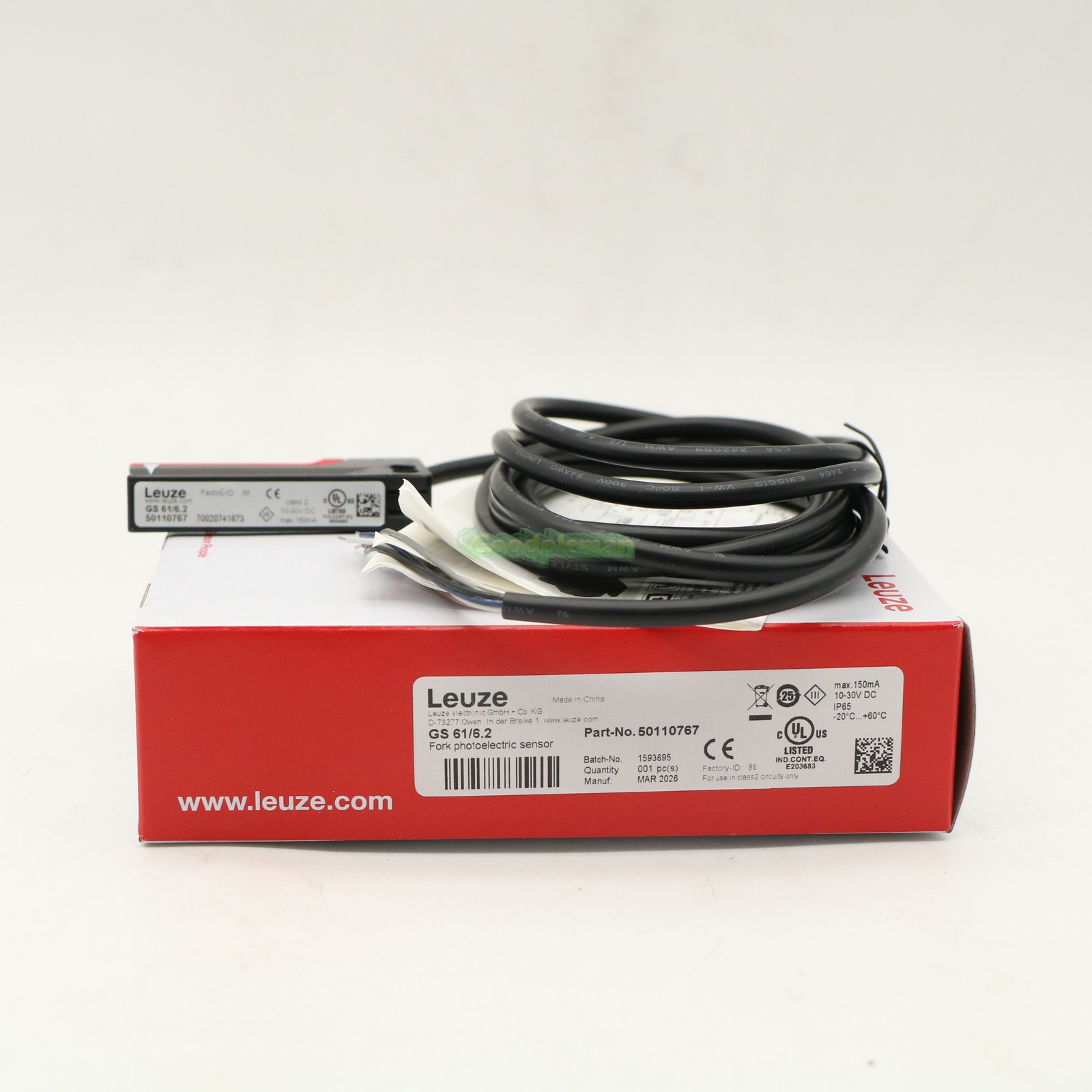 NEW LEUZE GS 61 / 6.2 50110767 Photoelectric Switch 1Pcs/