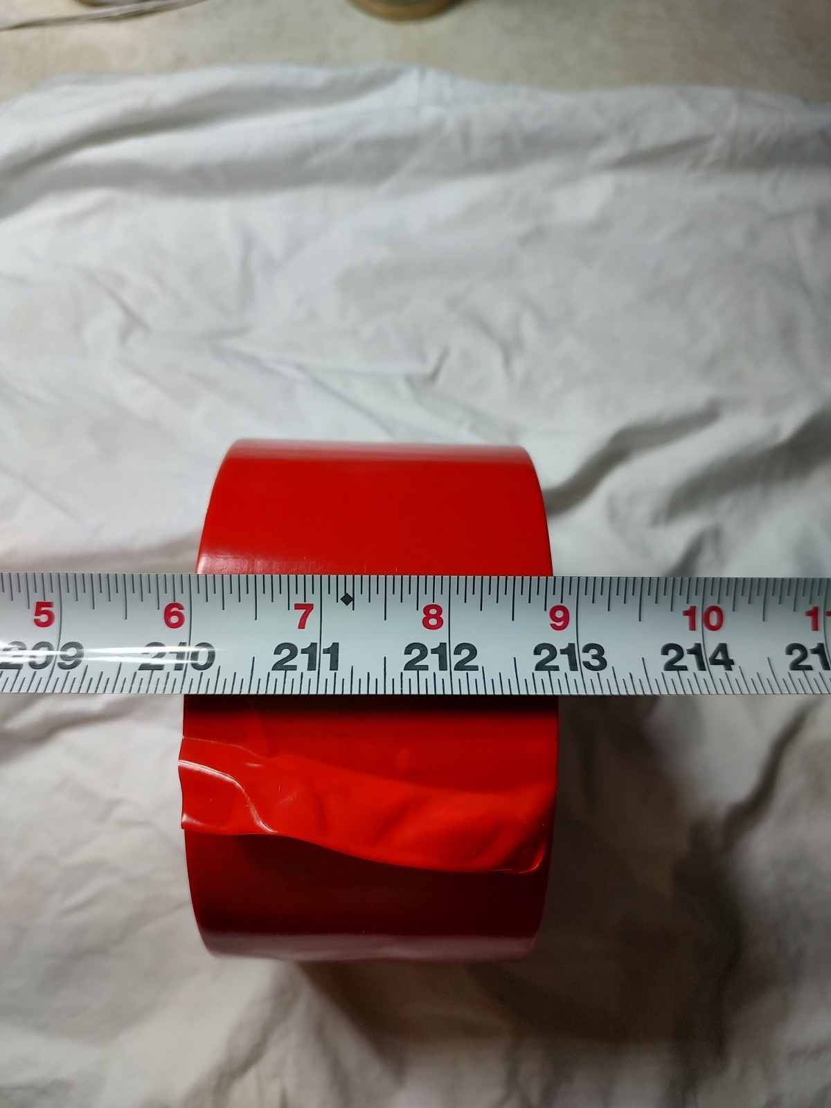 Shurtape PE 444 UV-Resistant Polyethylene Tape Red 16 – 72mm x 55m or 2.83″x180′
