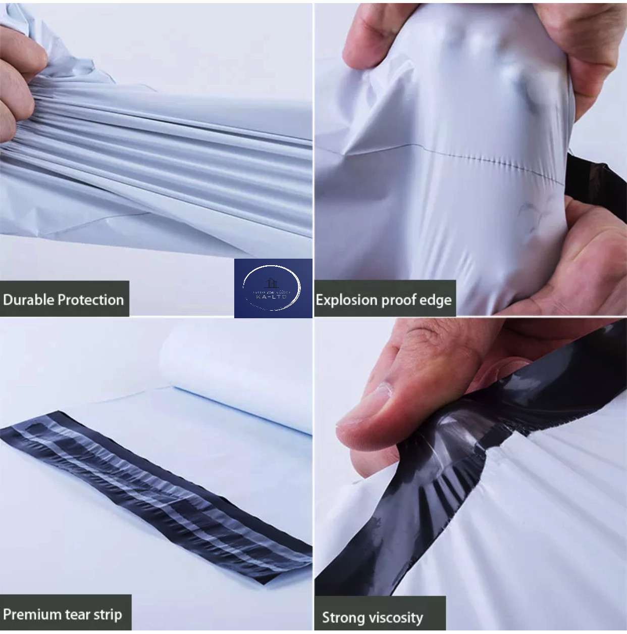 Poly Mailers Plastic Shipping Envelopes Self Sealing 2.5 MIL Premium Quality