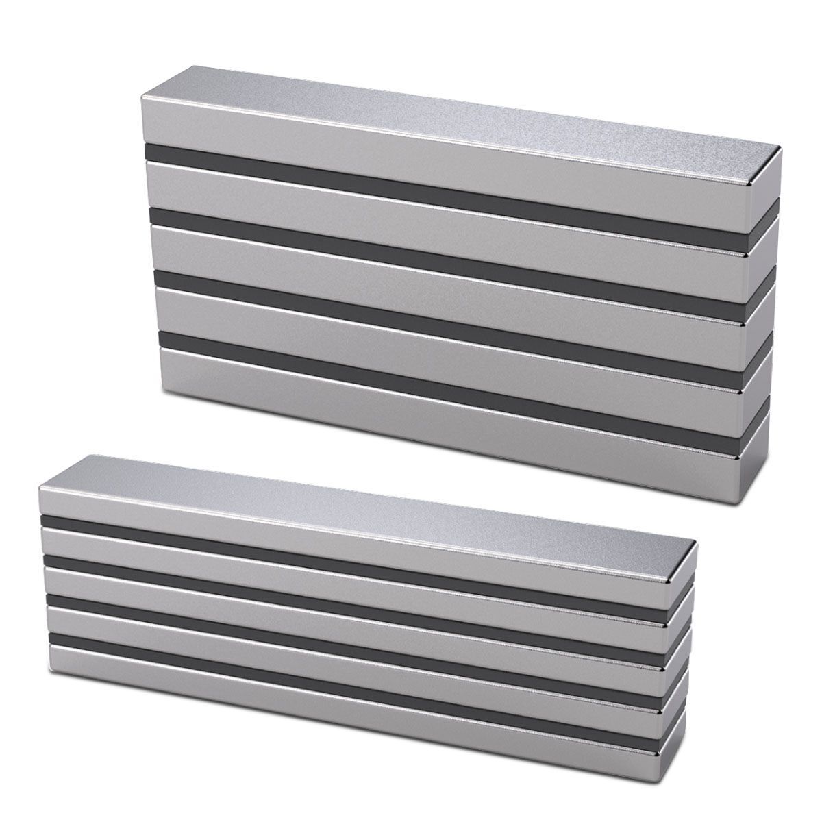 10PCS N52 Strong Neodymium Magnets Rare Earth Lifting Bar Long Magnets 60x10x3mm