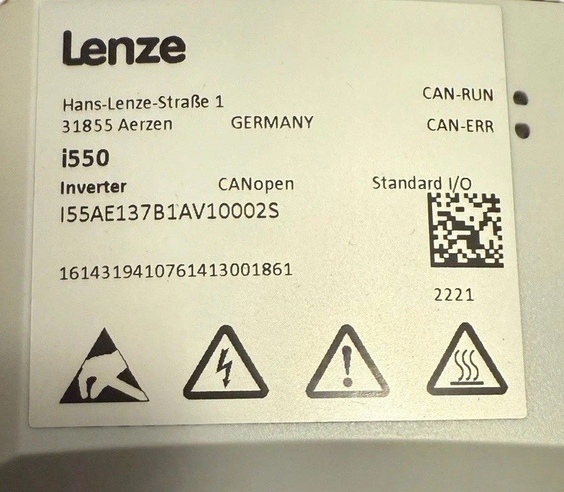 Lenze i550 I55AE137B1AV10002S Inverter Drive 0.37kW / 0.5HP 230V + Keypad Module