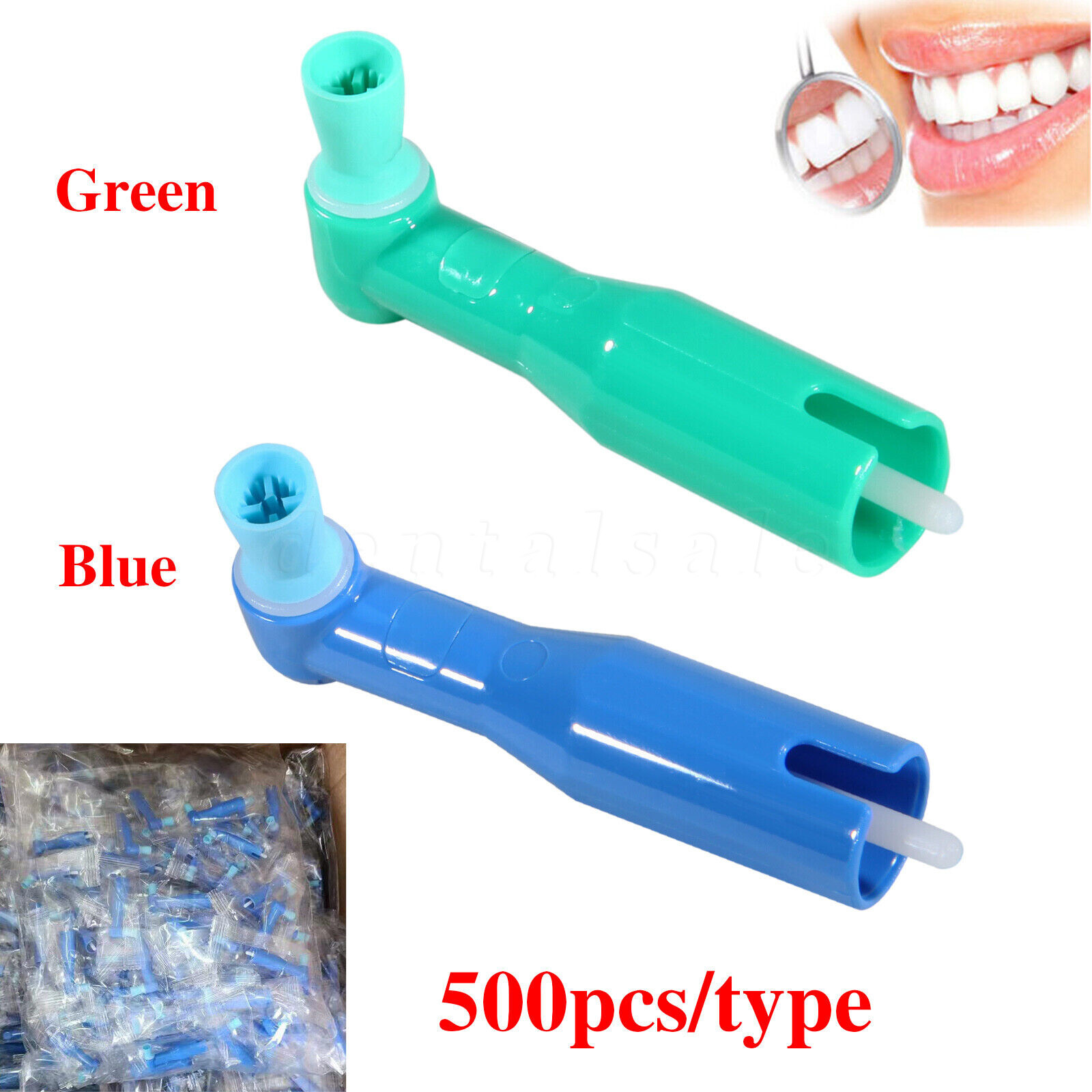 1-5 USA NSK Style Dental Slow Low Speed Contra Angle Handpiece Push Button Etype