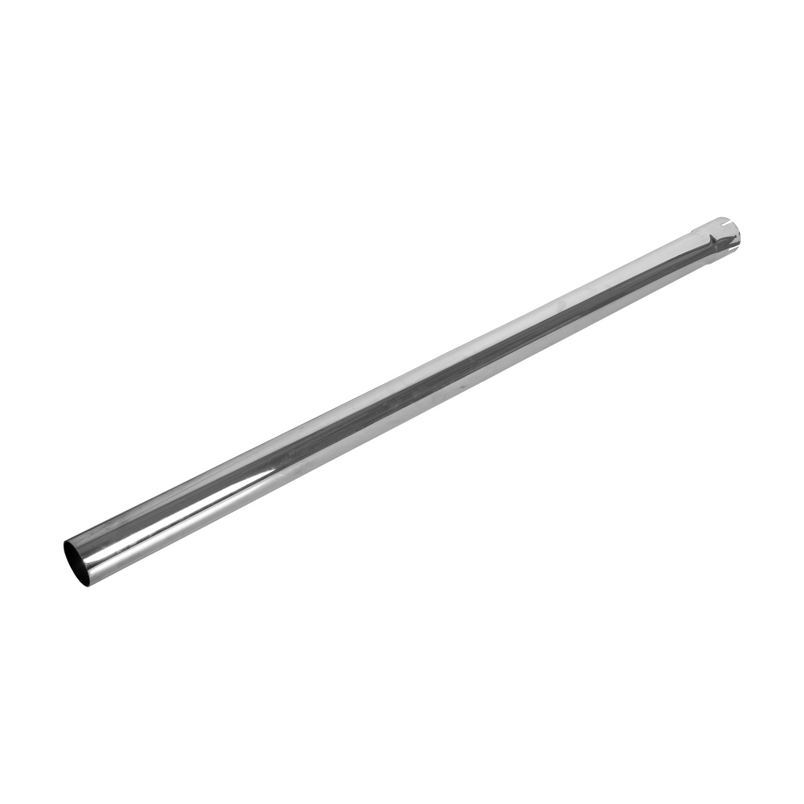 Exhaust Stack Pipe Replacement for Universal 2-3/8″ x 48″ Straight Crome