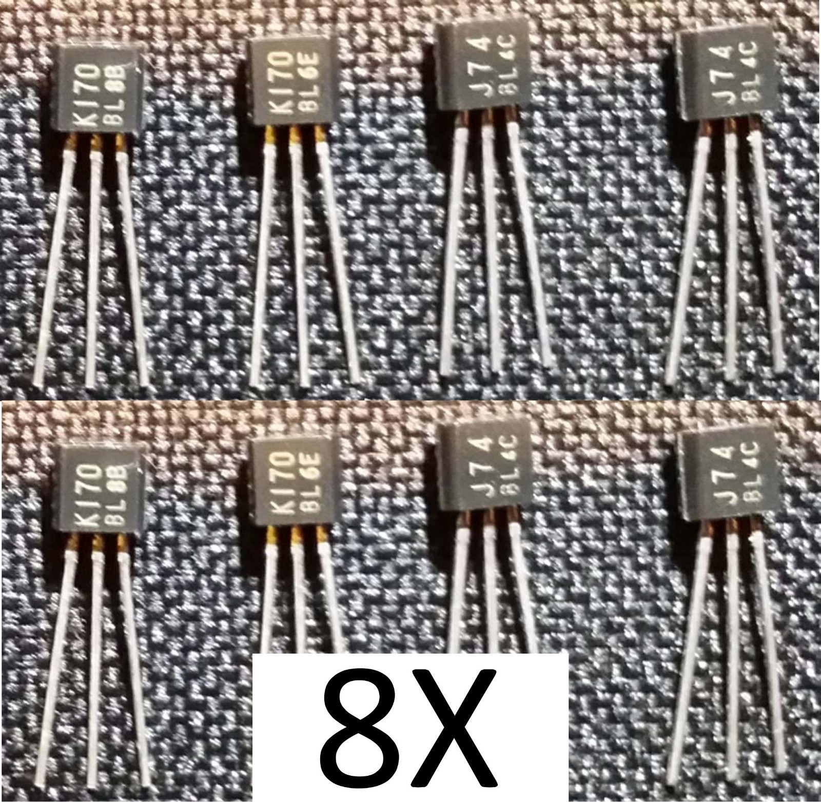 Toshiba 2SJ74 + 2SK170 LAB MATCH OCTET to 0.03mA / 4mV (9.6-11.0mA range “BL”)