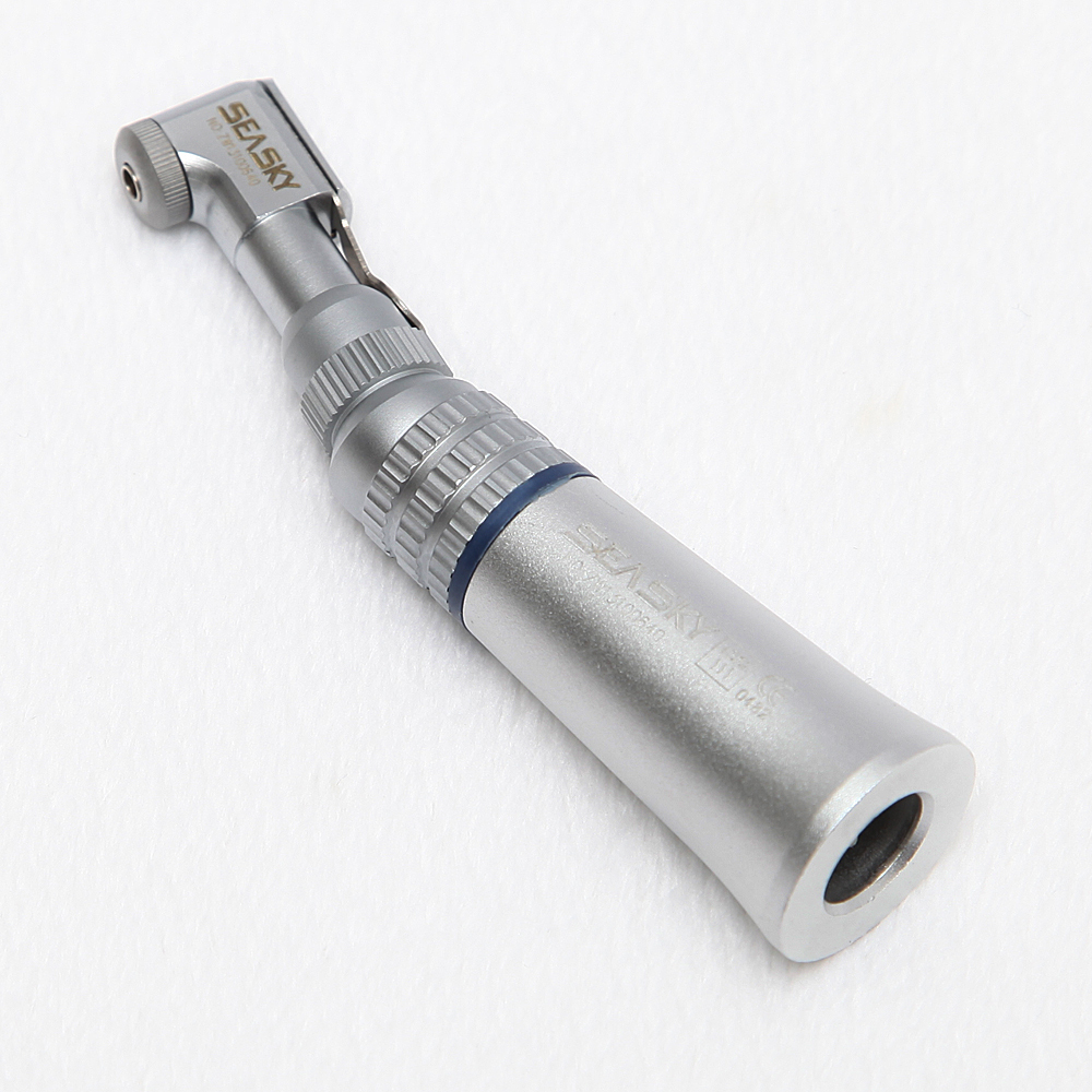 10 Sets Dental Low Speed Contra Angle Handpiece & E-type Air Motor 4 Hole SEASKY