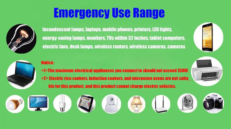 220V 150W Hand Crank Generator Power Bank 12V Lighting Field Mobile Power Supply