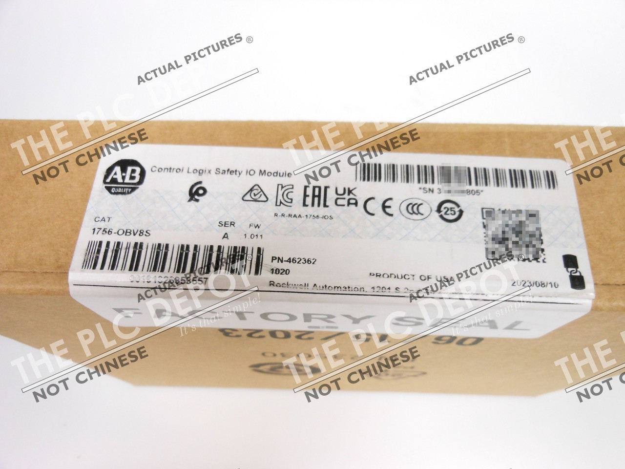 2023 SEALED Allen Bradley 1756-OBV8S ControlLogix Safety I/O Module #QTY