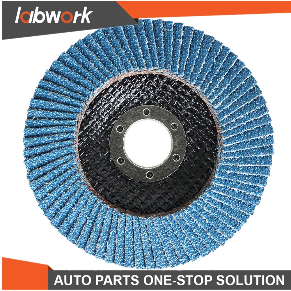 Labwork Premium Zirconia Flap Disc Sanding Grinding 100Pcs 4-1/2″ X 7/8″ 40 Grit
