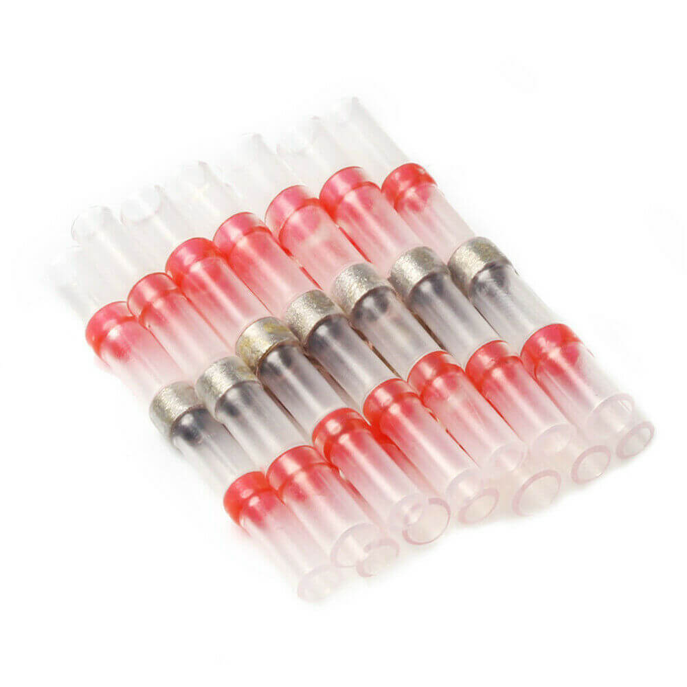 100-1000 Solder Seal Sleeve Terminal Waterproof Heat Shrink Butt Wire Connectors