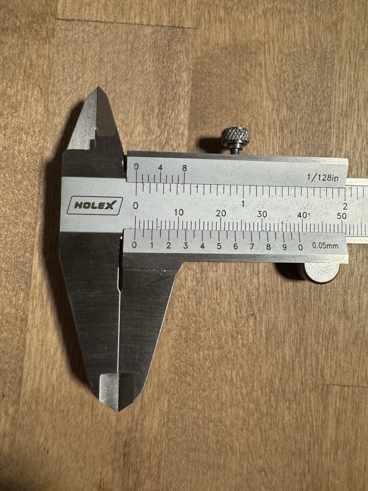 HOLEX Vernier Caliper w/Lock Screw 0-6 in 0.05mm MPN 402600 150