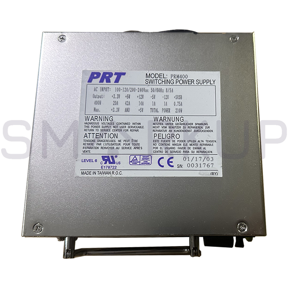 Used & Tested PRT PRM400 Power Supply 400 W
