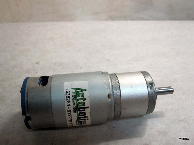 612 RPM HD Premium Planetary Gear Motor 638284
