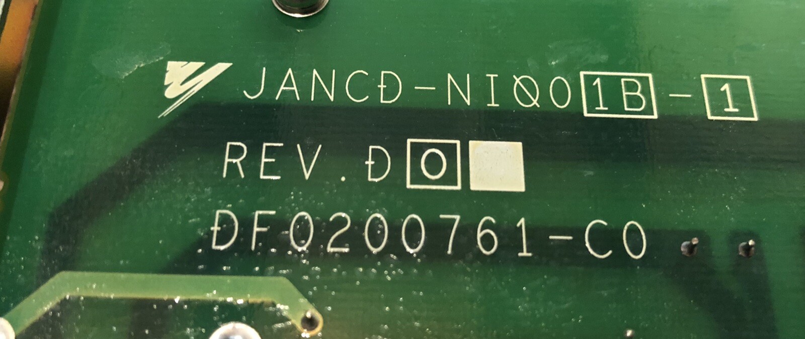 Yaskawa JZNC-NIF01B-1 JANCD-NI01B-1 Rev.DO/DF0200761-CO JANCD-NIF01-1 Rev.E1