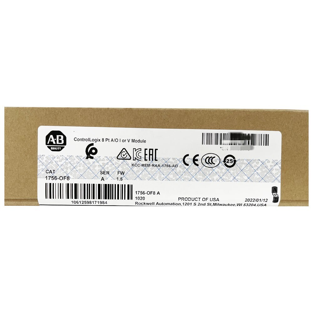 New Factory Sealed AB 1756-OF8 /A ControlLogix PLC Output Module US