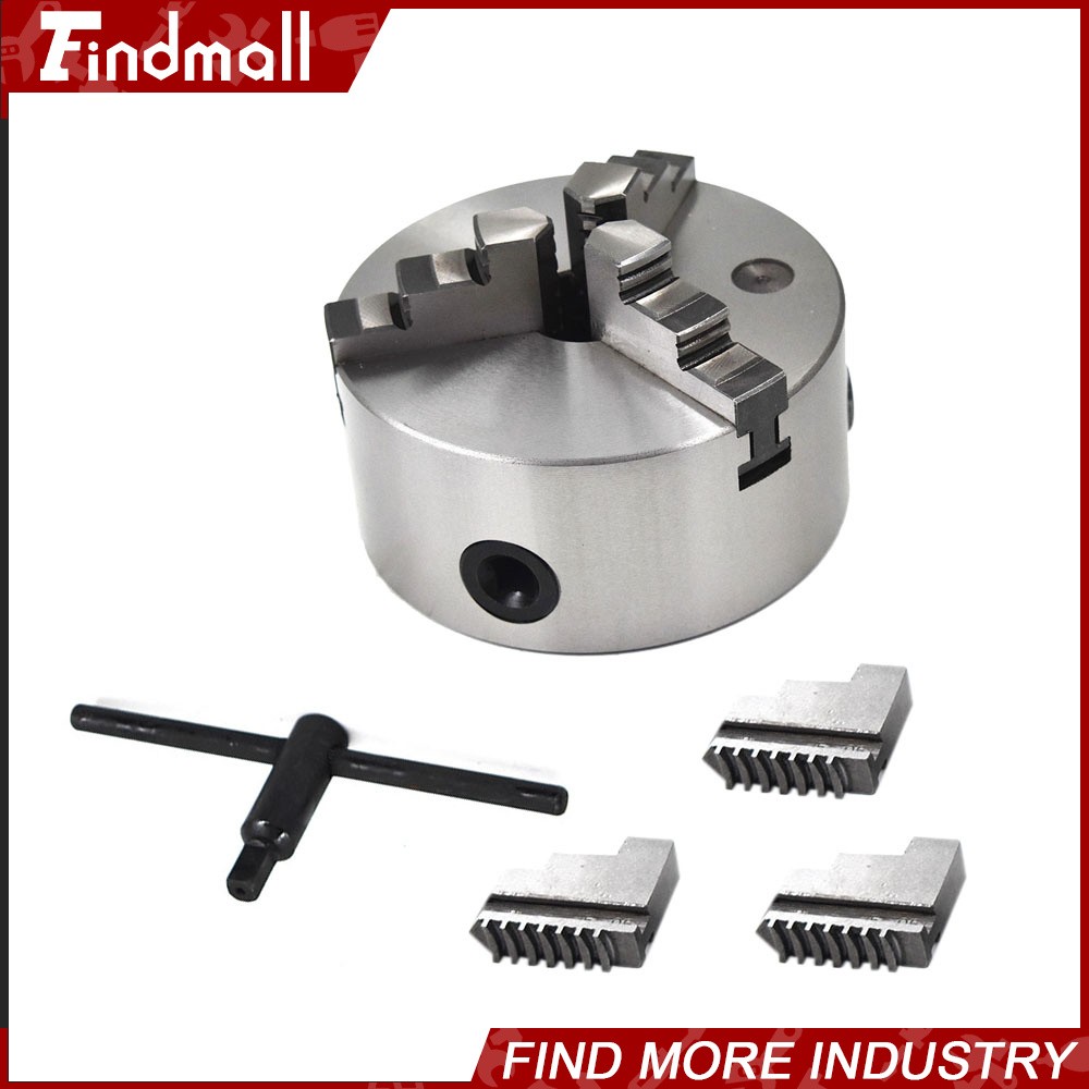 Findmall 125mm 3-jaw Self Centering Lathe Chuck For Drilling Milling Machine