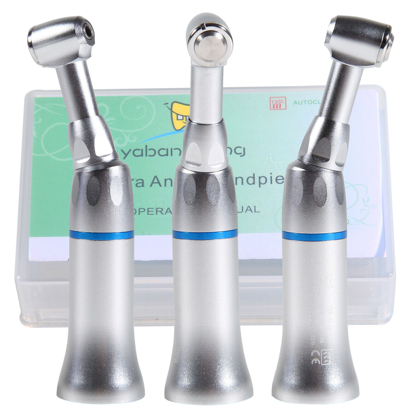 NSK Style Dental Slow Low Speed Contra Angle Handpiece Push Button Attach E-Type