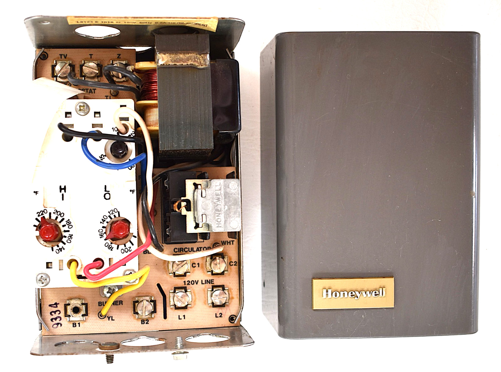 Honeywell L8124E1016 L8124E 1016 aquastat relay free shipping