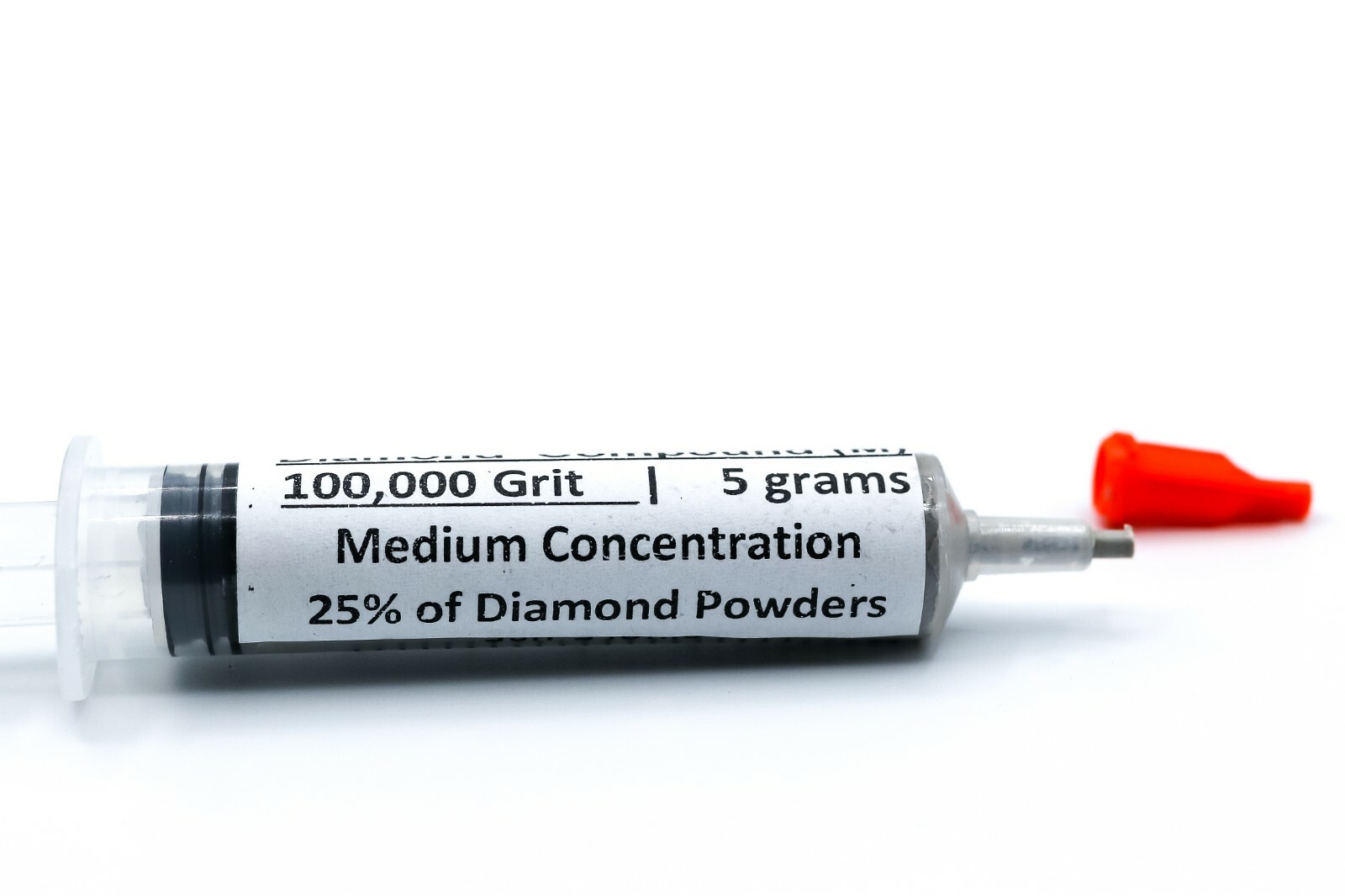 Diamond Polishing Paste 100,000 Grit 0-0.2 Micron (M) 25% Concentration, 5 grams